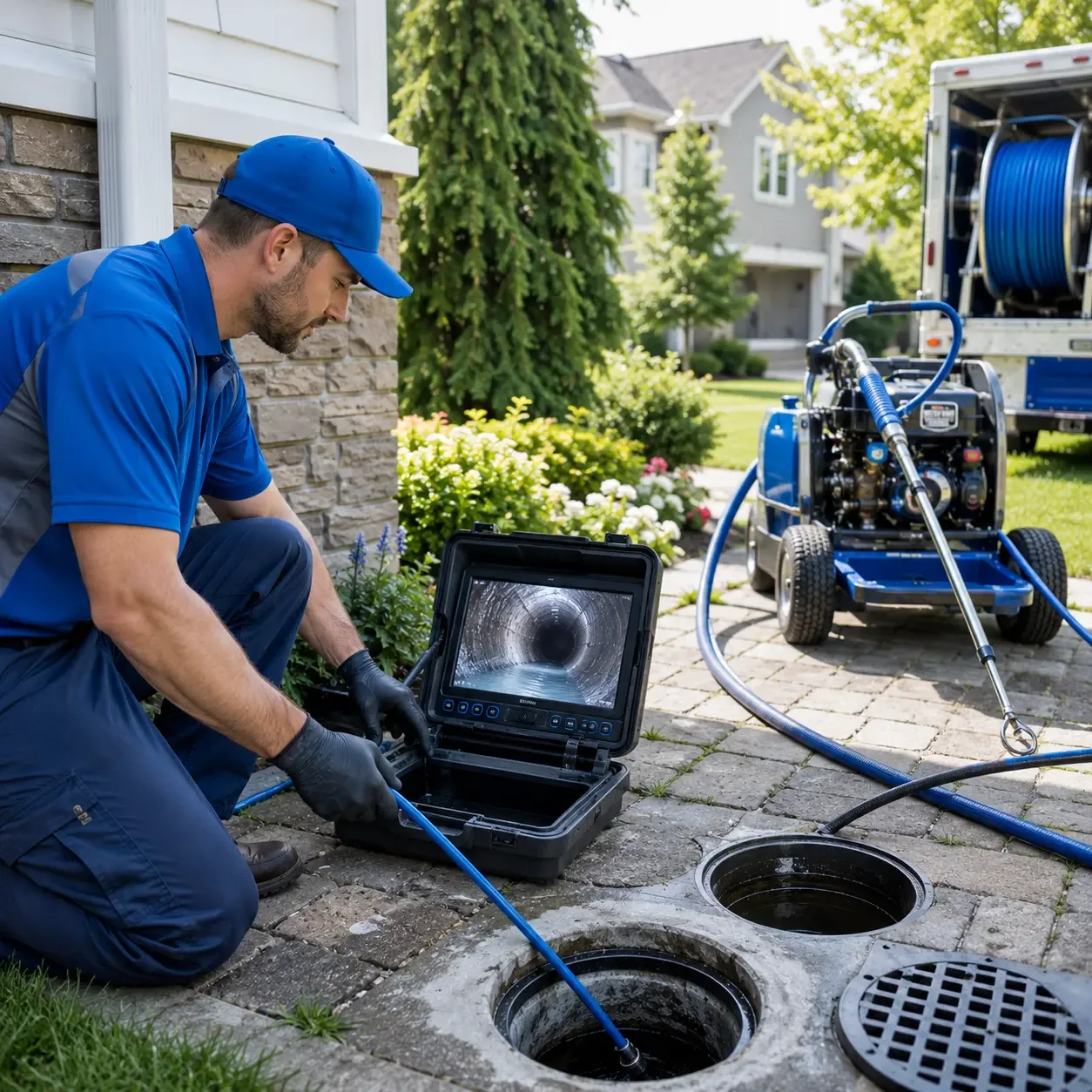 Outdoor drain cleaning professionals serving Portage, PA